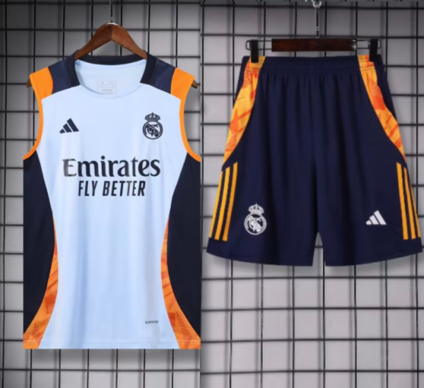 24/25 Real Madrid vest training suit Soccer Jersey