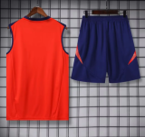 24/25 Spain vest training suit Soccer Jersey