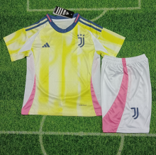 24/25  juventus away Kids Soccer Jersey