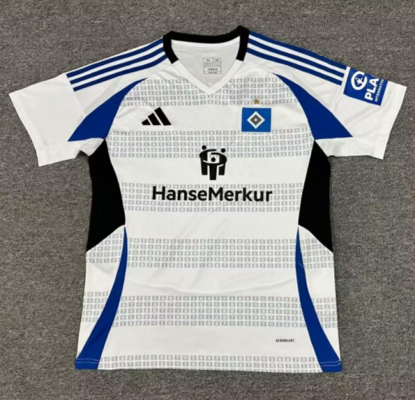 24/25 Hamburg home Fan Version Soccer Jersey