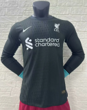 24/25  Liverpool away Long Sleeve Player Version Soccer jersey
