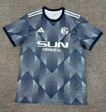 24-25 Schalke04 Second away Fan Version Soccer Jersey