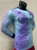 24/25 Arsenal Second away Long Sleeve player version  Soccer Jersey