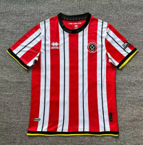24-25  Sheffield home Fan Version  Soccer Jersey