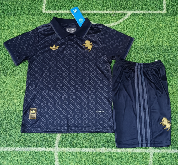 24/25  juventus Second away Kids Soccer Jersey