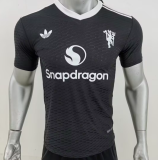 24-25 M-U black Training Player Version Soccer Jersey
