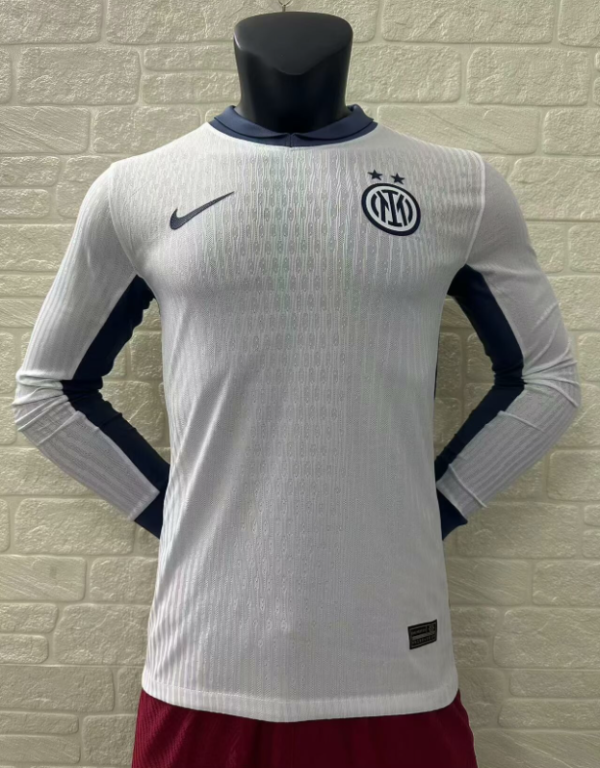 24/25 Inter Milan away Long Sleeve Player version Soccer Jersey