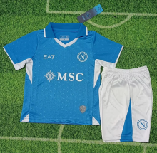 24/25 Napoli home kids Soccer Jersey