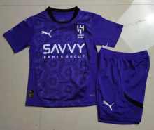 24/25 Riyadh new moon Second away kids Soccer Jersey
