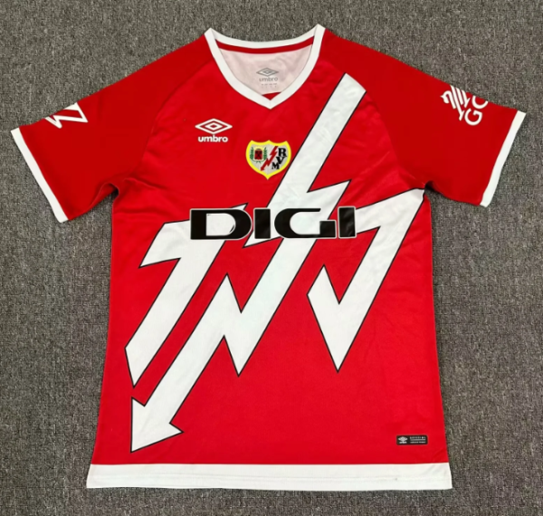 24/25 Rayo Vallecano away Fans Version soccer Jersey