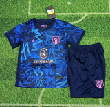 24/25 Atletico Madrid Second away kids Soccer Jersey