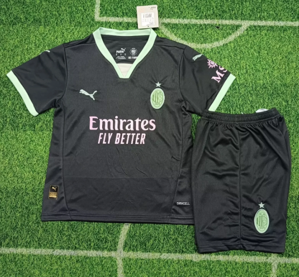 24/25 AC Milan kids Second away Soccer Jersey