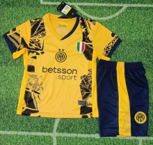 24/25 Inter Milan Second away kids Soccer Jersey