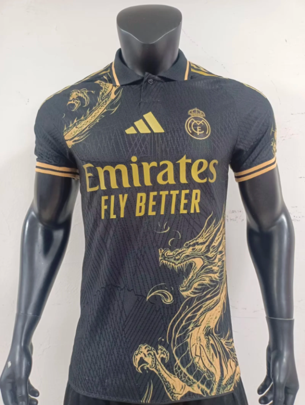 24-25 Real Madrid special edition black Player Version Soccer Jersey