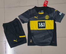 24/25 Dortmund away kids  Soccer Jersey