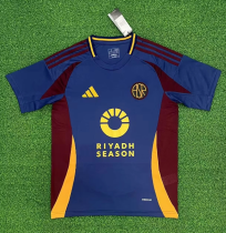24/25 Rome Second away Fan Version Soccer Jersey