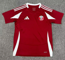 24/25 Qatar home Fan Version Soccer Jersey