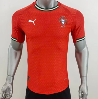 25/26  Portugal home Player Version Soccer Jersey