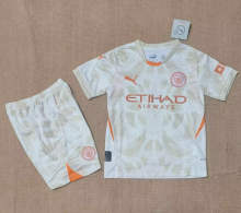 24/25 Manchester City goalkeeper Kids Soccer Jersey