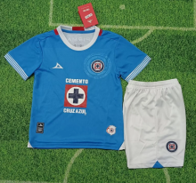24/25 Cruz Azul home kids Soccer Jersey