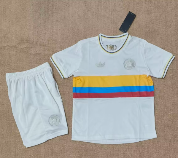 24/25  Colombia centennial edition kids Soccer Jersey