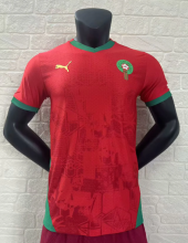 24/25 Morocco Home  Player Version Soccer Jersey