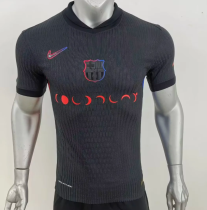 24/25 Barcelona  away rock band Player Version Soccer Jersey