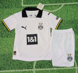 24/25 Dortmund Second away kids  Soccer Jersey