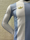 24/25  Argentina Long Sleeve 50th anniversary edition Player Version Soccer Jersey (3 Stars 3星)