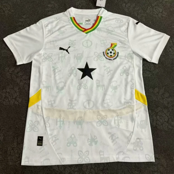 25/26 Ghana home Fan Version Soccer Jersey 加纳