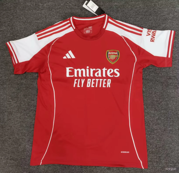 25/26 Arsenal home Fan Version Soccer Jersey