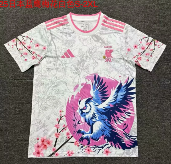 25/26 Japan Blue eagle plum Fan Version Soccer Jersey