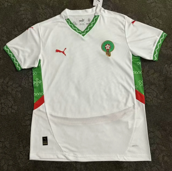 25/26 Morocco away Fan Version Soccer Jersey