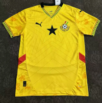 25/26 Ghana away Fan Version Soccer Jersey 加纳