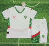 25/26 Morocco away kids Soccer Jersey