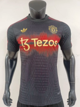 25-26 M-U black Training Player Version Soccer Jersey