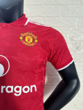 25-26 M-U red Player Version Soccer Jersey