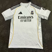 25-26 Real Madrid Home Fans Version Soccer Jersey