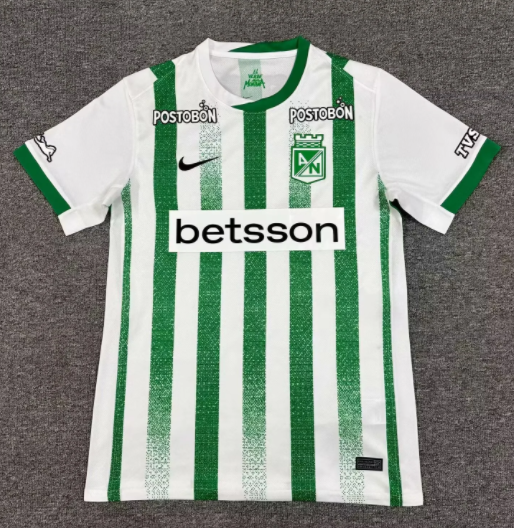 25/26  Atlético Nacional home Fans version Soccer Jersey 麦德林国民竞技