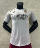 25-26 Real Madrid Home Player  Version Soccer Jersey