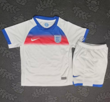 25/26  England  home Kids Soccer Jersey
