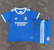 25/26 Real Madrid Second away kids Soccer jersey