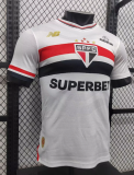 25-26 Sao Paulo home Player Version Soccer Jersey