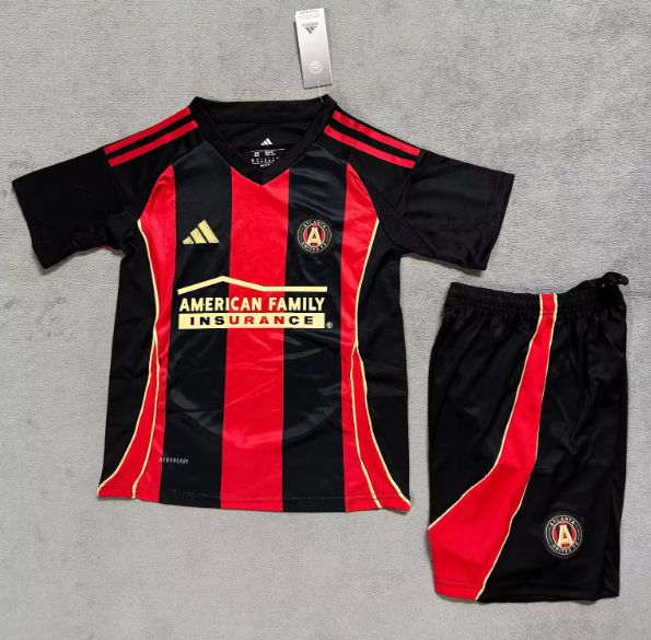 25/26  Atlanta United FC home kids Soccer Jersey  亚特兰大联