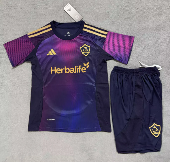 25/26  LA Galaxy away kids Soccer Jersey