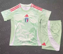 25/26 Italy away Kids  Soccer Jersey