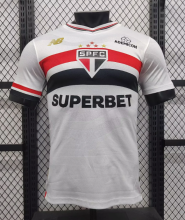 25-26 Sao Paulo home Player Version Soccer Jersey
