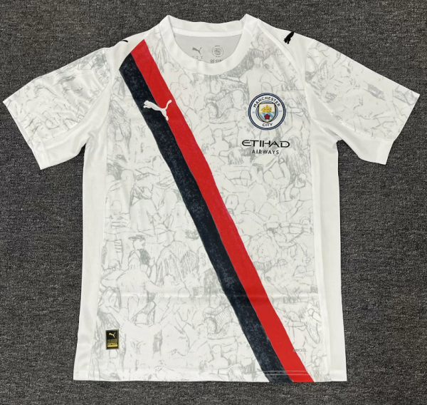 25/26 Manchester City away Fan Version Soccer Jersey