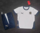 25/26  Portugal training suit white kids Soccer Jersey