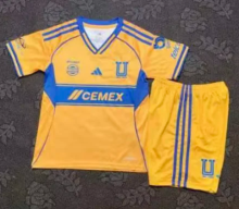 25/26 Tigres home  kids Soccer jersey
